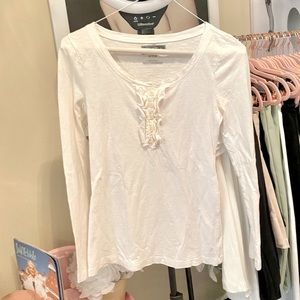 White Vintage Level 8 L/S Blouse